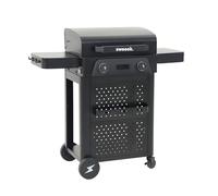 swe arbecue électrique acier émaillé 2 brûleurs 2300 W. 2 tablettes. thermomètre. écran de contrôle - Voltis
