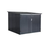 sweeek - Abri à vélo. Rangement 4 vélos. Gris en Acier galvanisé. L 203 x P 198 x H 157 cm