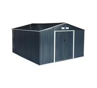 Abri de jardin métal 12,99m² avec kit d'ancrage SLACK
