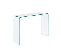 swe onsole rectangulaire en Verre trempé 110cm Transparent - Glintz