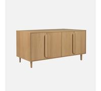 sweeek - Buffet Vintage décor Bois de chêne 4 Portes 160cm - Juliana