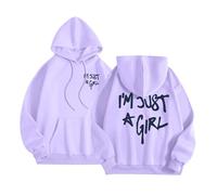 Sweat à capuche 2026 « I am a Child Of God » pour homme et femme, violet, S
