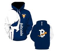 Sweat À Capuche 3D pour Homme B.it.co.in Veste Confortable Pull Streetwear Manches Longues Printemps Automne D'extérieur Hauts D'entraînement-D||XX_l