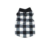 Sweat à capuche à carreaux pour chien, vêtement doux et respirant avec design élastique et poche, plusieurs couleurs pour une utilisation en intérieur/extérieur, convient pour la promenade quotidienne