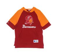 Sweat a capuche a manches courtes pour hommes Nfl Fleece Hoodie Tambuc SCARLET L