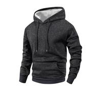 Sweat à capuche à manches longues et poche pour homme - Design vintage délavé pour le printemps et l'automne - Décontracté pour l'extérieur - Convient pour la course à