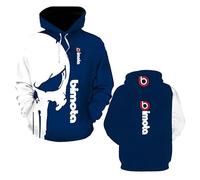 Sweat À Capuche À Manches Longues pour Homme Veste B.i.m.o.t.a Pull Vêtements De Sport Manteaux À Capuche Imprimé Graphique 3D Printemps-Automne-D||s