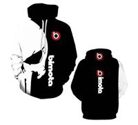 Sweat À Capuche À Manches Longues pour Homme Vêtement De Sport pour B.i.m.o.t.a Imprimé 3D Hauts Manteaux Sweat-Shirt -E||x_s