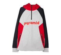 Sweat a capuche a panneau pyramide pour hommes GREY S
