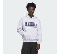 SWEAT À CAPUCHE ADIDAS BASKETBALL GRAPHIC Light Grey Heather S