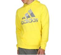 Sweat à Capuche - Adidas Originals - Big Bos - Jaune - Manches Longues - 100% Coton L