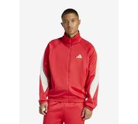 Sweat à capuche adidas Stadium Full Zip rouge blanc - XS
