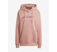 adidas Femme Terrex Multi Large Logo Hoodie, Warm Clay, XS