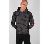ALPHA INDUSTRIES Sweat-shirt bleu-gris / marron / anthracite / blanc, Taille L