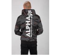 Sweat à capuche Alpha Industries Back Print Camo S