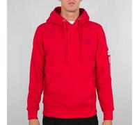 Alpha Industries Back Print Hoodie Rouge S Homme