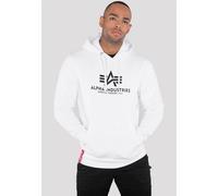 Alpha Industries Sweat à capuche Basic Blanc Homme Taille 3XL