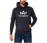 Sweat à Capuche - Alpha Industries - Basic Hoody - Bleu - Homme - Manches longues M