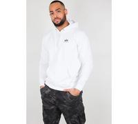 Alpha Industries Basic Small Logo Hoodie Blanc S Homme