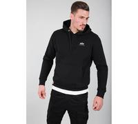 Alpha Industries Basic Small Logo Hoodie Noir L Homme