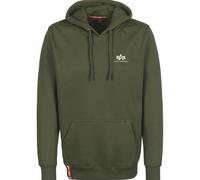 Sweat à capuche Alpha Industries Basic Small Logo Vert M