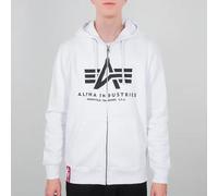Alpha Industries Basic Full Zip Sweatshirt Blanc XL Homme