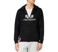 Alpha Industries Sweatshirt Basic Zip Hoody Noir Taille S