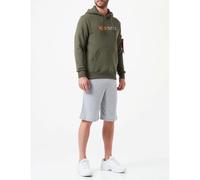 Sweat à capuche Alpha Industries label Vert XL