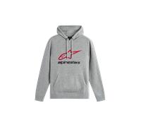 Sweat à Capuche Alpinestars Always V3 Gris chiné/Rouge/NoirM Gris chiné,Rouge,Noir