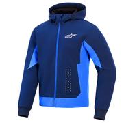 Sweat à capuche Alpinestars Radium Tech Night Navy Royal Blue Motorcycle Gear