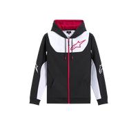 Alpinestars Sweat à capuche zippé Sessions V3 Noir/Blanc/Rouge M Homme