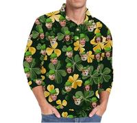 Sweat à capuche ample en velours côtelé imprimé 3D S P avec col quart de bouton pour homme, décontracté, festif, amusant, pour intérieur et extérieur, athlétique, course et marche, C, XXL