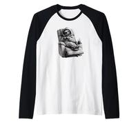 Sweat à Capuche Amusant avec Motif Paresseux inclinable, café et Animal Manche Raglan