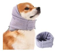 Sweat à capuche apaisant pour chien, cache-oreilles pour chien, protection contre le bruit, couvre-oreilles pour chien, cache-oreilles pour le bain, orages pour soulager l'anxiété des chiens (violet,