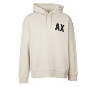 Sweat à capuche Armani Exchange - Réf. 6RZMKF-ZJ1ZZ-1934 - Beige - Coupe droite - Manches longues XS