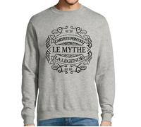 Sweat à capuche - Artiste-Peintre - Le Mythe La Légende - Gris - Manches longues - Col capuche S