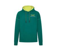 Sweat À Capuche Aston Martin Team Officiel Formule 1 Lifestyle Logo - Vert Homme