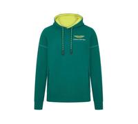 Sweat à capuche Aston Martin Team Officiel Formule 1 Lifestyle Logo - Vert Homme XS
