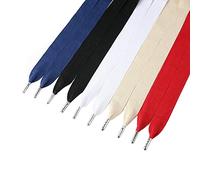 Sweat à capuche avec cordon de serrage plat et cordon de lacet,Les extrémités de butée en métal basculent les verrous,25mm Large. [Black, 2Pcs]