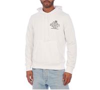 Sweat à capuche avec imprimé A06500-00HAYT homme-Blanc L