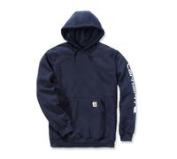 Sweat à capuche avec logo à manches Bleu 472 - CARHARTT - K288 XXL
