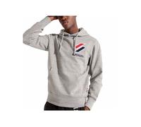 Sweat à capuche avec logo appliqué Sportstyle Superdry - gris flammé chiné S