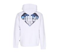 Iuter - Sweat à Capuche Blanc Logo Métal Confort Stylé - Homme - Sweatshirts et sweats à capuche - Blanc - Taille: L
