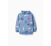 Sweat à capuche avec motif super-héros marvel bleu 6A