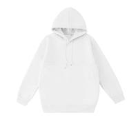 Sweat à Capuche avec Poche pour Chat et Pochette Kangourou Pull de Transport pour Chats et Chien Manches Longues pour Les Amoureux des Animaux domestiques (Blanc, L)