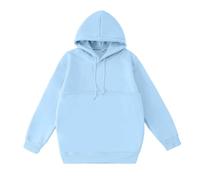 Sweat à Capuche avec Poche pour Chat et Pochette Kangourou Pull de Transport pour Chats et Chien Manches Longues pour Les Amoureux des Animaux domestiques (Bleu Clair, L)