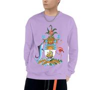Sweat À Capuche Bahamas Emblème National Amusant Imprimé pour Hommes Cordon Pull À Capuche Sweatshirts Adultes Hommes avec Poches Col Rond Hoodie Sweat du S Au 4XL pour Usage Quotidien