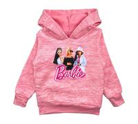 Sweat à Capuche Barbie pour Fille, Confort et Style, Idéal pour l'hiver, Design Fun et Élégant