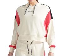 Sweat à capuche Beige Femme Superdry Train Core 42