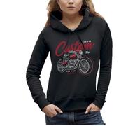 Sweat à capuche BIKERS - American Custom - Chooper - PIXEL EVOLUTION - Femme XS